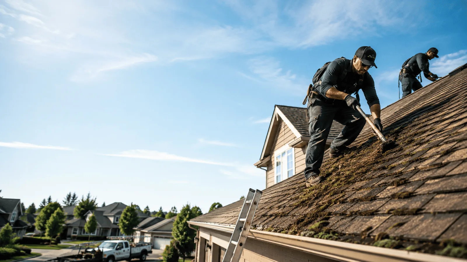 Roof Moss Removal in Waterloo, IN near me